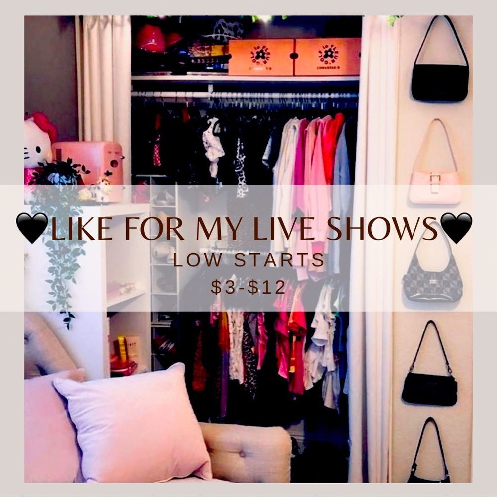 Like this listing to get notified from my live shows‼️🚨